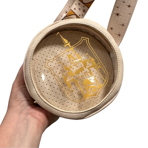 Disney Loungefly Crossbody Pin Bag with Gold Castle “Where Dreams Come True” - Picture 7 of 13